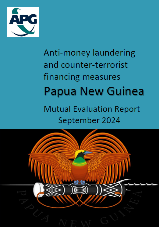 Cover of Mutual Evaluation Report - Papua New Guinea 2024